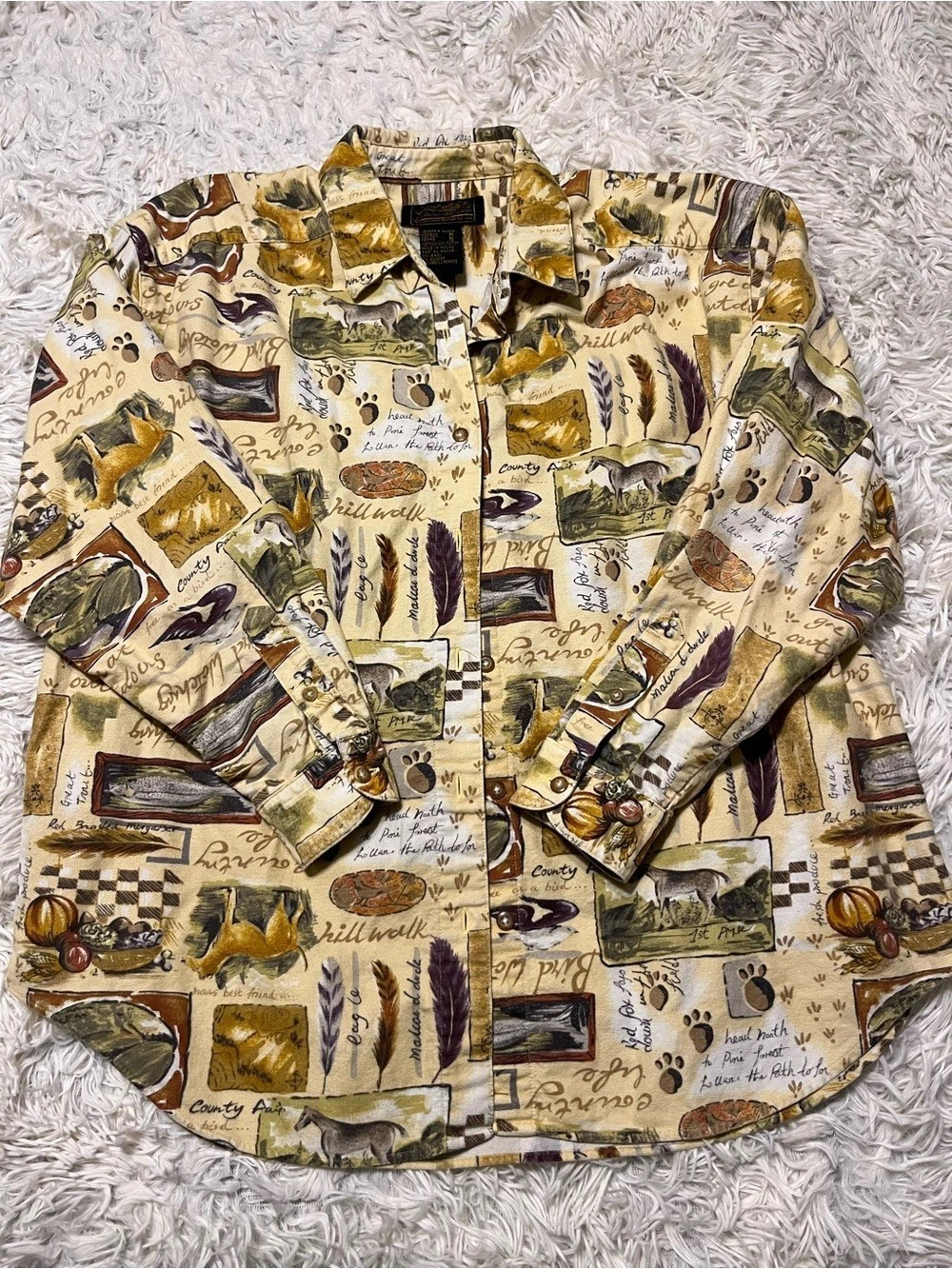 Eddie Bauer Flannel Button Down Shirt